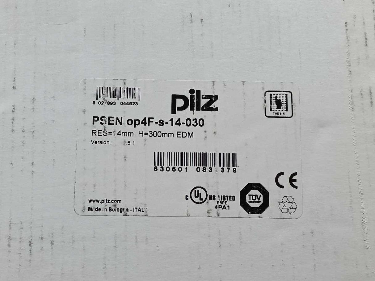 Pilz 630601 PSEN op4F-s-14-030 Safety Curtain. Emitter & Receiver