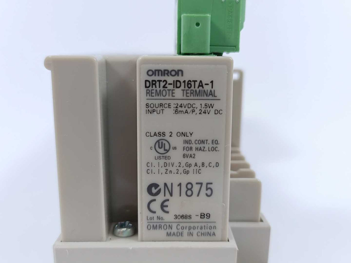 OMRON DRT2-ID16TA-1 REMOTE TERMINAL