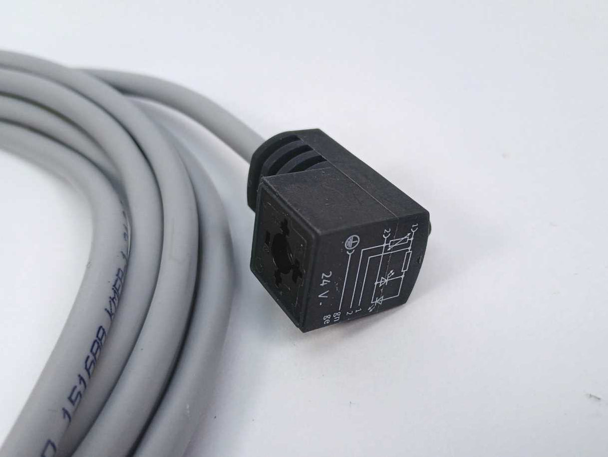 Festo 151688 KMEB-1-24-2.5-LED Plug socket with cable