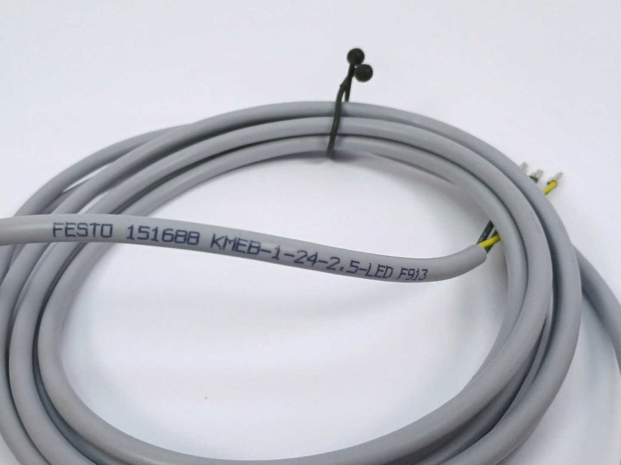 Festo 151688 KMEB-1-24-2.5-LED Plug socket with cable