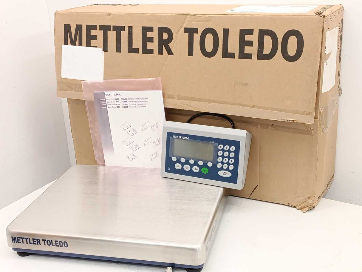 Mettler Toledo ICS465sB60/t/M CombiBenchScale, 60kg w. ICS4x5-1