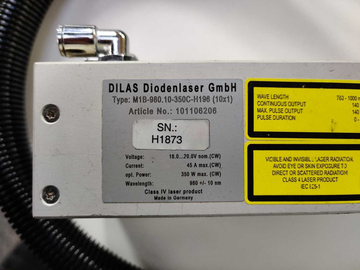 Rofin DL Laser Diode Cabinet w/ Lasers