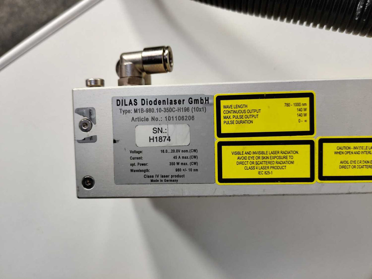 Rofin DL Laser Diode Cabinet w/ Lasers