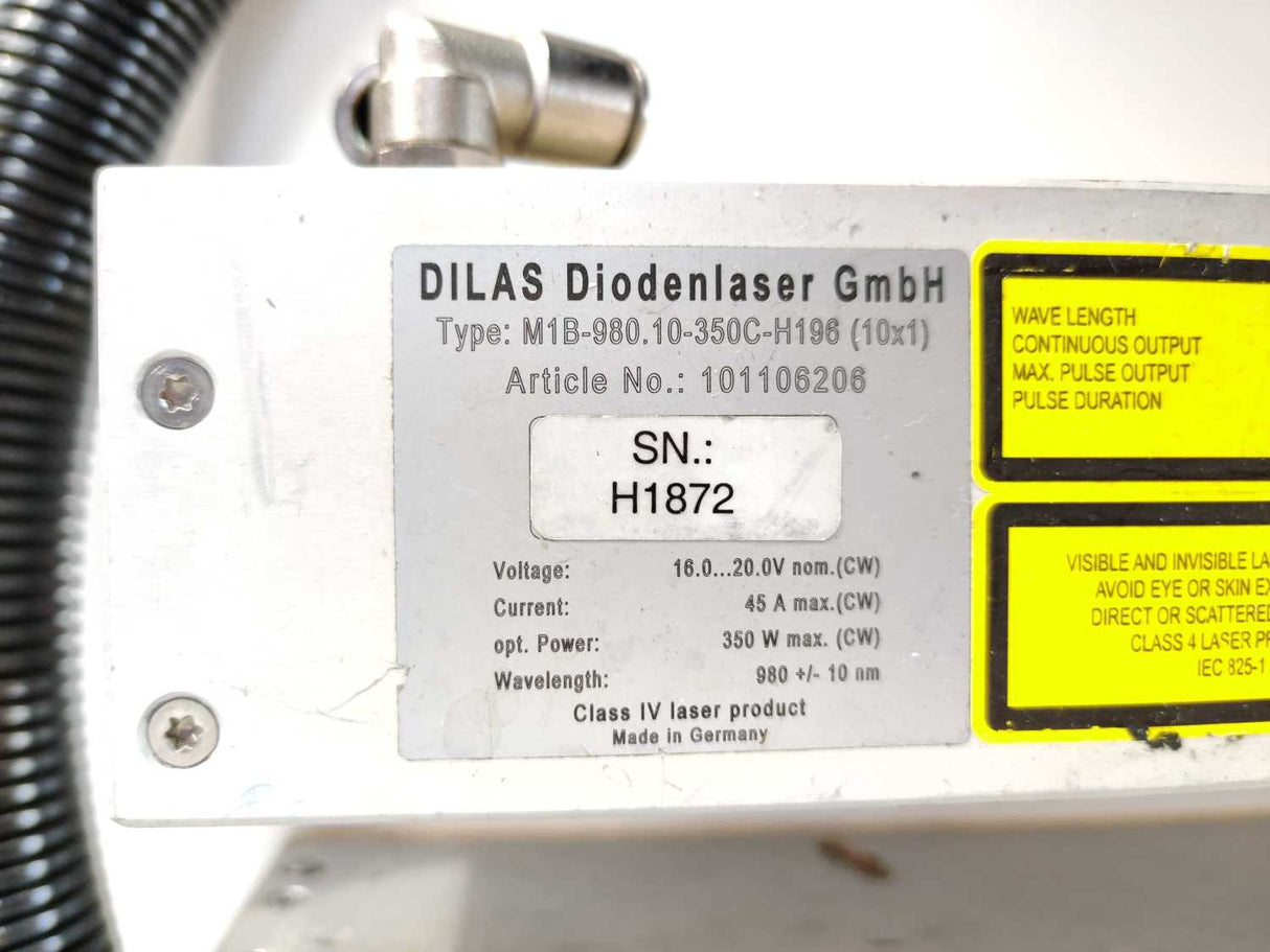 Rofin DL Laser Diode Cabinet w/ Lasers