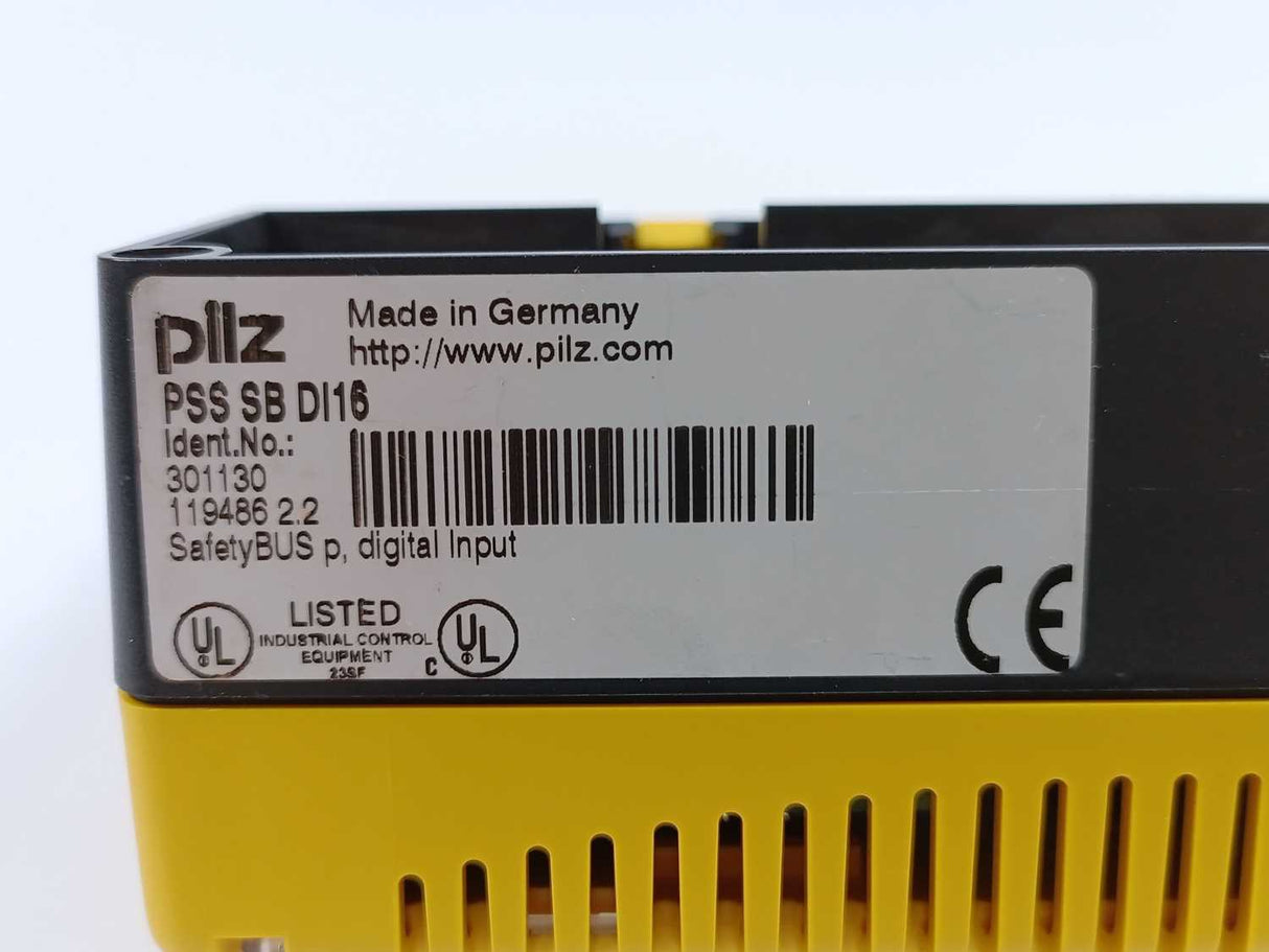 Pilz 301130 PSS SB DI16 Digital Input Module