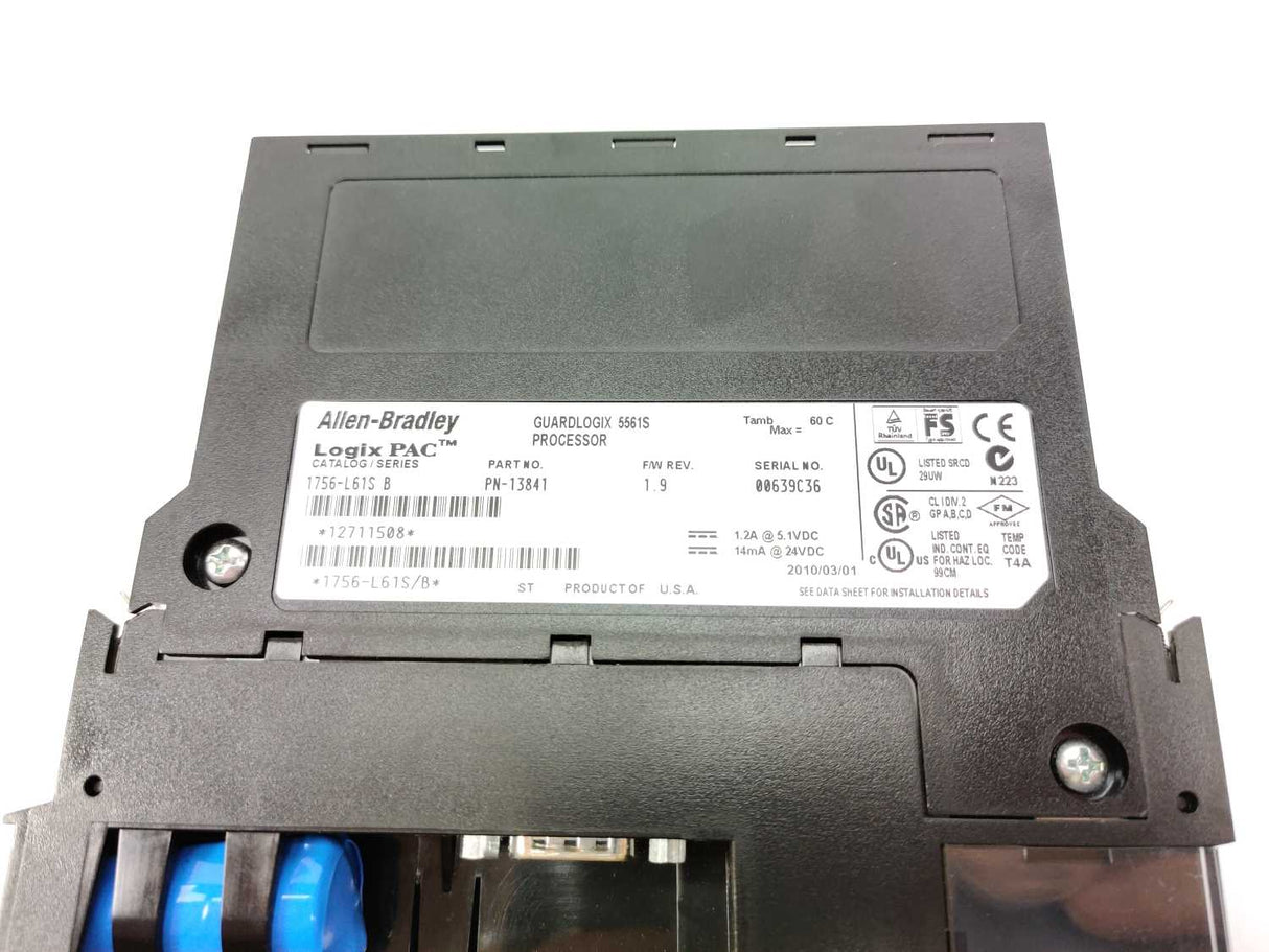 AB 1756-L61S B Guardlogix 5561S Processor