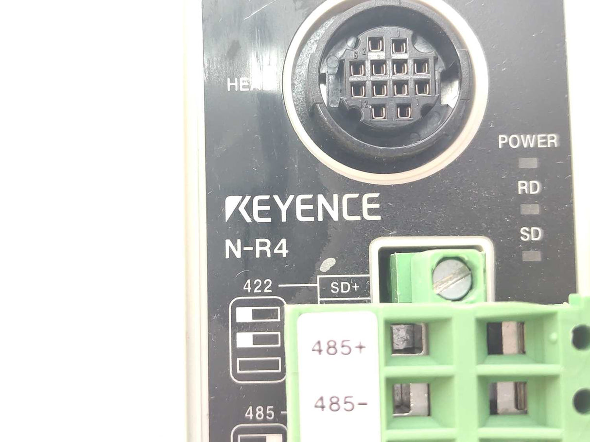 KEYENCE  SR-610 3Hi IMAGER Laser scanner w. N-R4 communication unit