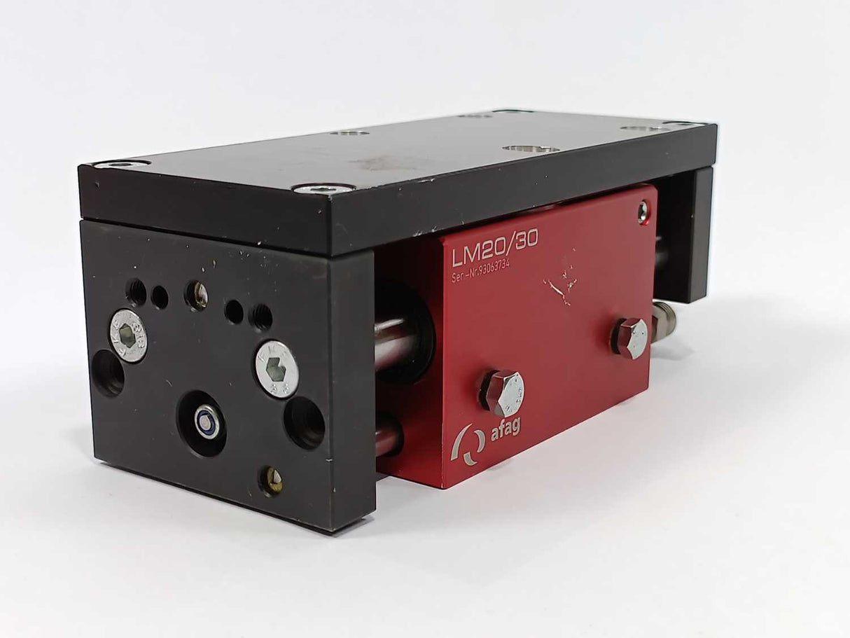 afag LM 20/30 Pneumatic Linear Module w/11001619 Base plate