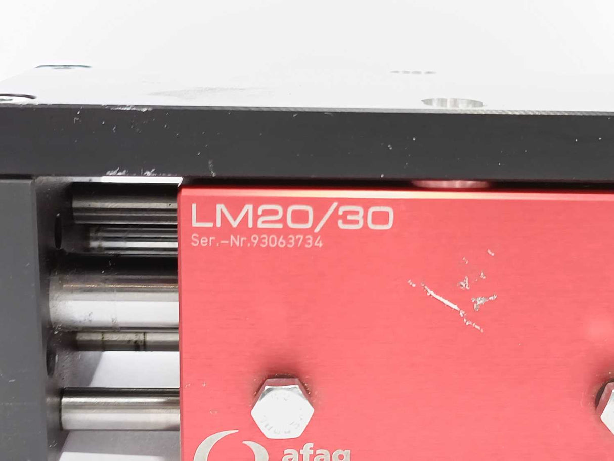 afag LM 20/30 Pneumatic Linear Module w/11001619 Base plate