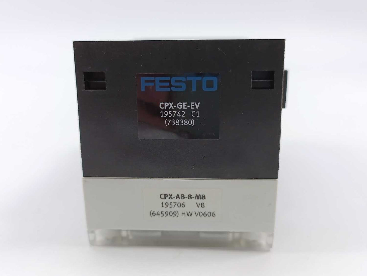 Festo 195706 CPX-AB-8-M8-3POL with 195742