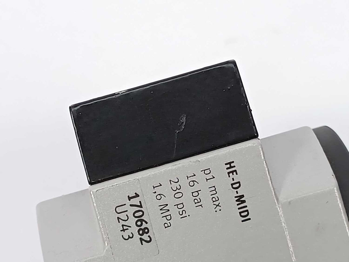 Festo 159583 LFR-3/8-D-MIDI-A Filter regulator w/ 170682 HE-D-MIDI On/off valve