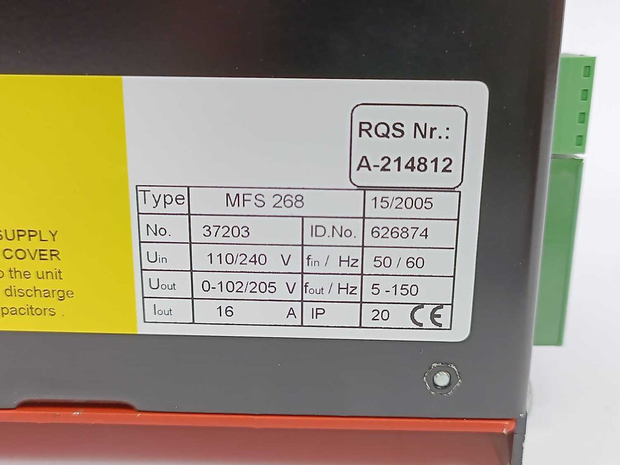 AGR AGR0702-181-00 MFS 268