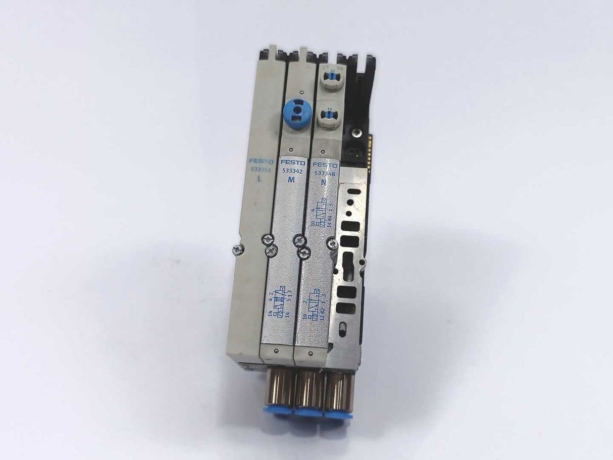 Festo 533360 MPA1-FB-EMS-8 w/ 533352, 533351, 533342, 533348