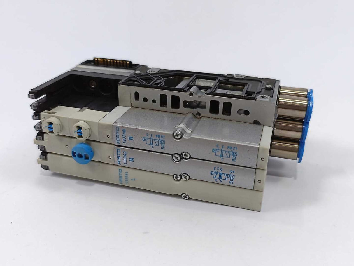 Festo 533360 MPA1-FB-EMS-8 w/ 533352, 533351, 533342, 533348