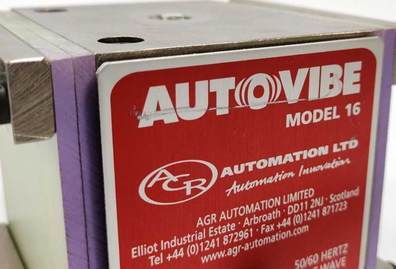 AGR AUTOMATION Autovibe Model 16 Vibro-Block Feeders