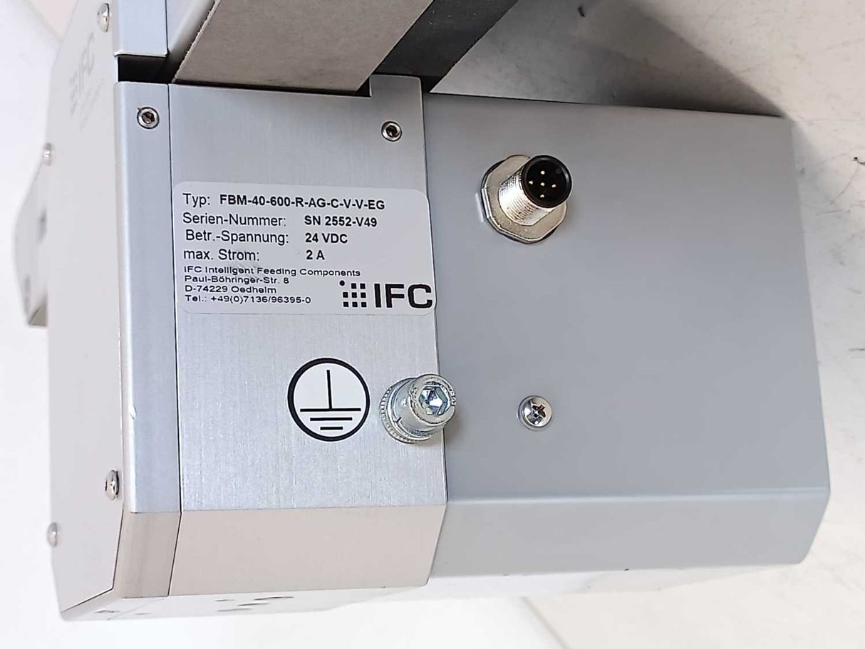 IFC FBM-40-600-R-AG-C-V-V-EG Belt Conveyor FBM-40