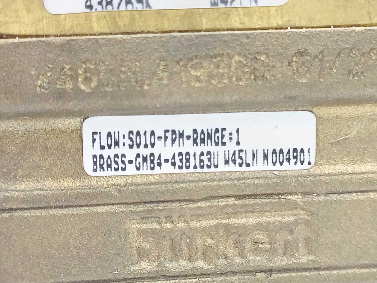 Burkert BRASS-GM84-438163U FLOW: S010-FPM-RANGE=1