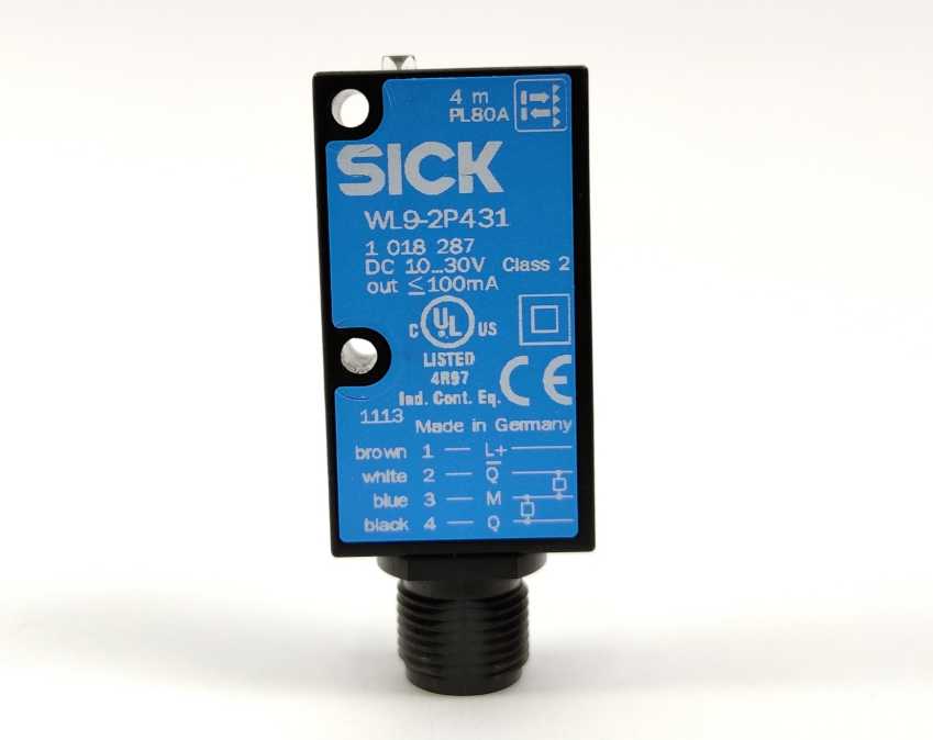 SICK 1018287 WL9-2P431 Photoelectric Retro-Reflective Sensor