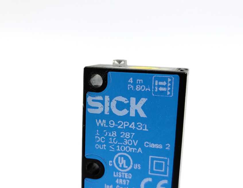 SICK 1018287 WL9-2P431 Photoelectric Retro-Reflective Sensor