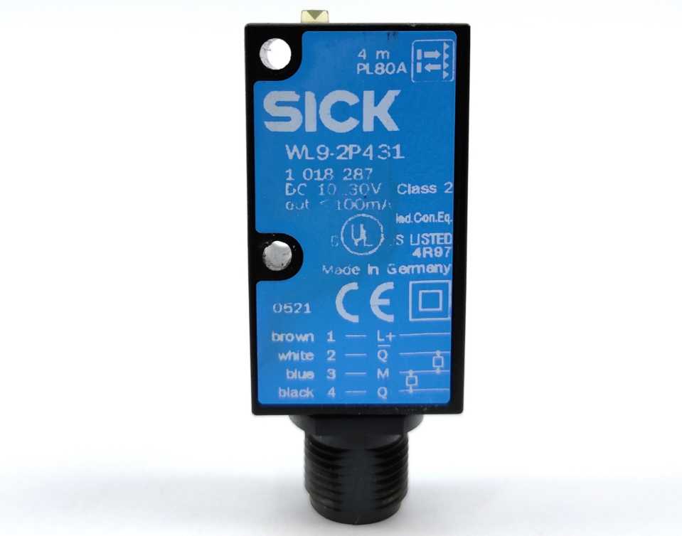 SICK 1018287 WL9-2P431 Photoelectric Retro-Reflective Sensor