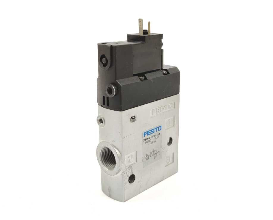 Festo 163165 CPE24-M1H-3GL-3/8 Solenoid Valve