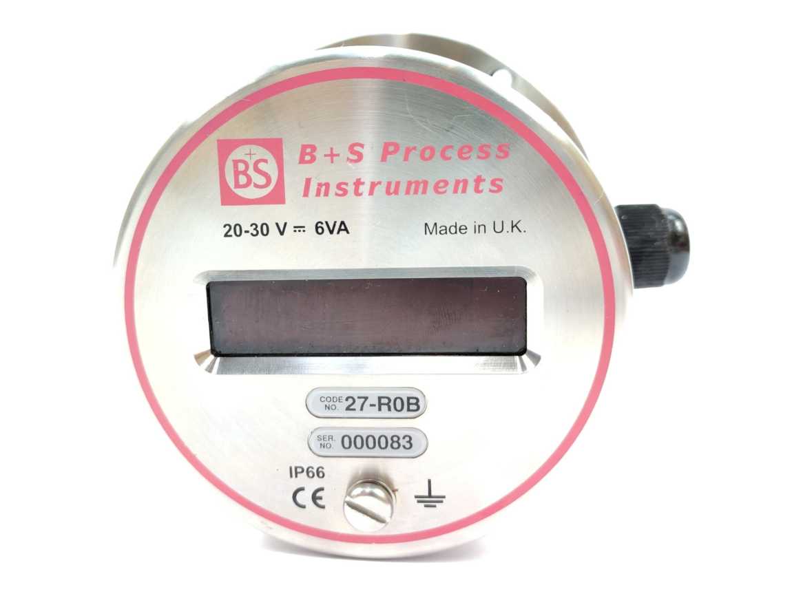 B+S Process Instruments 27-R0B