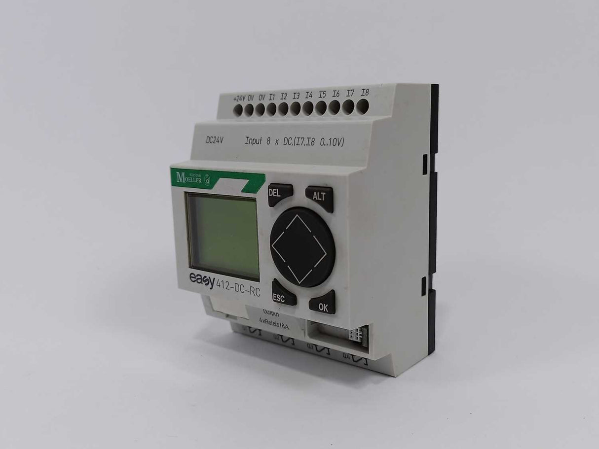 MOELLER 412-DC-RC easy DC24V Input 8 x DC,(I7,I8 0...10V)