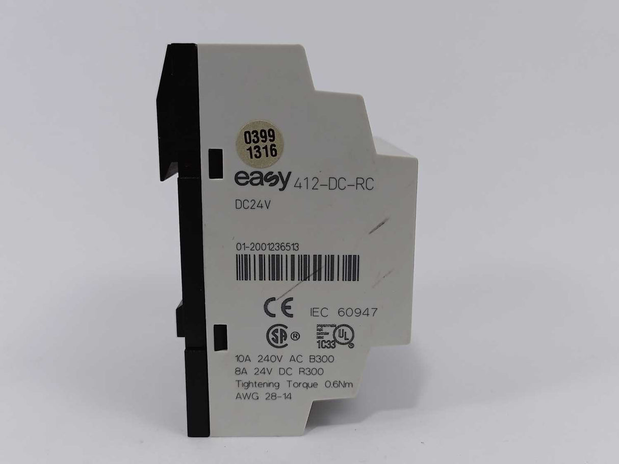 MOELLER 412-DC-RC easy DC24V Input 8 x DC,(I7,I8 0...10V)