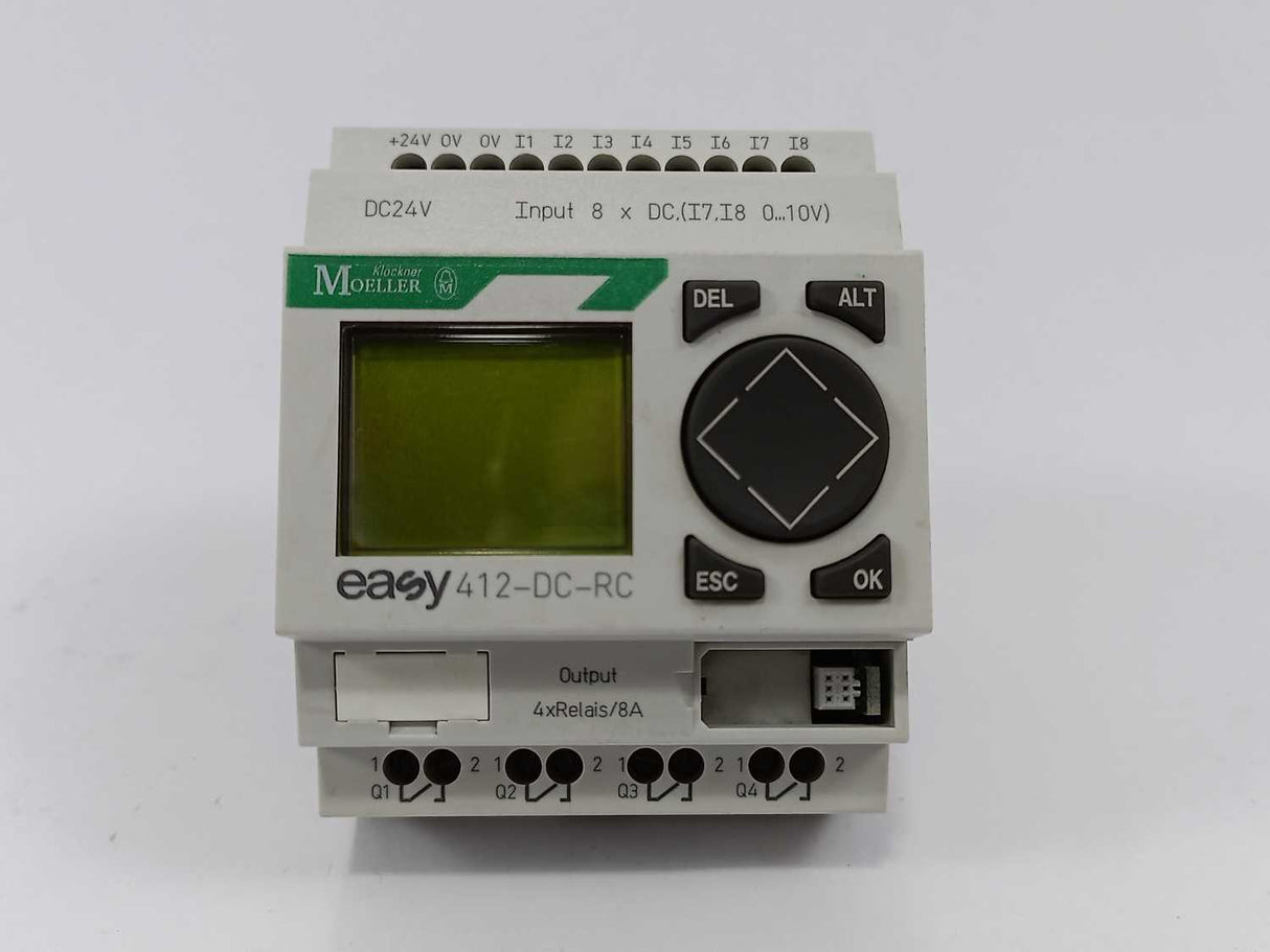 MOELLER 412-DC-RC easy DC24V Input 8 x DC,(I7,I8 0...10V)