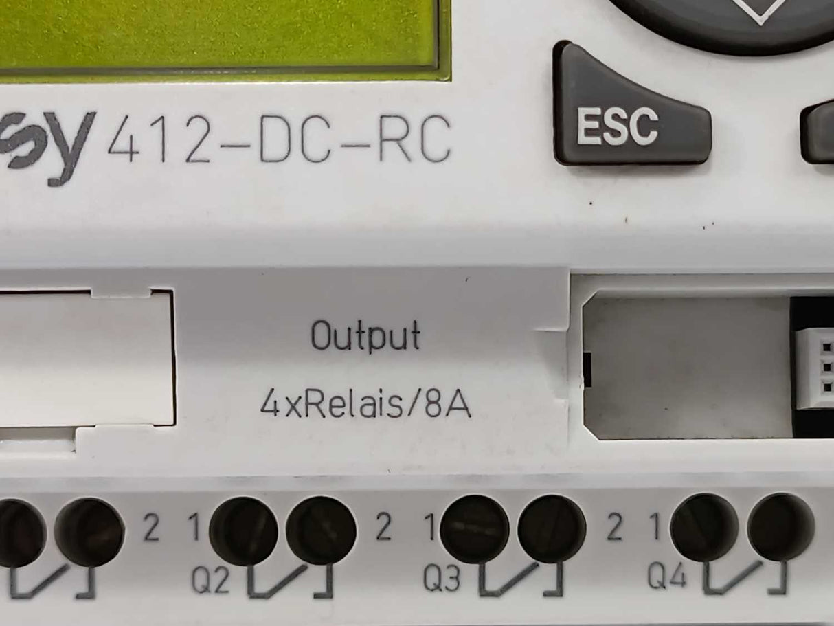 MOELLER 412-DC-RC easy DC24V Input 8 x DC,(I7,I8 0...10V)