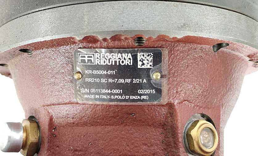 Reggiana Riduttori KR-B5004-011 reduction gear RR 210 SC R=7,09 RF 2/21 A