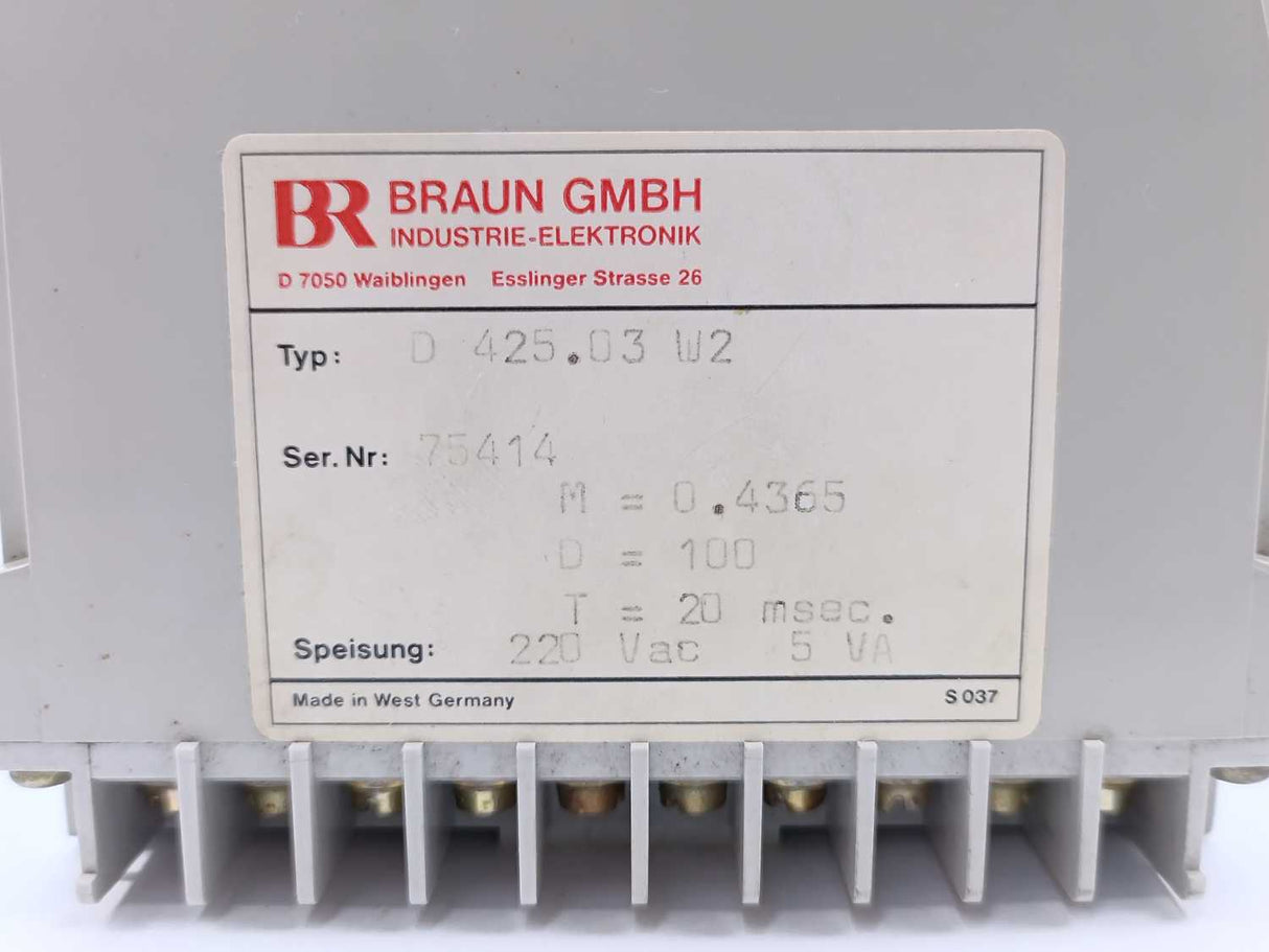 Braun D425.03 W2