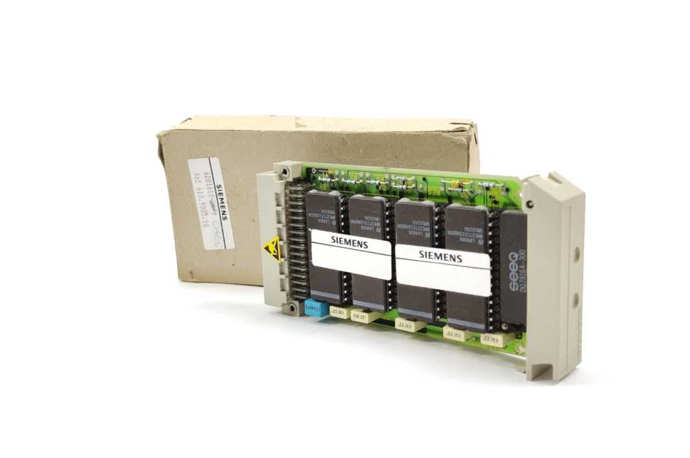 Siemens 6DD1610-0AF1 Memory Module for Simadyn