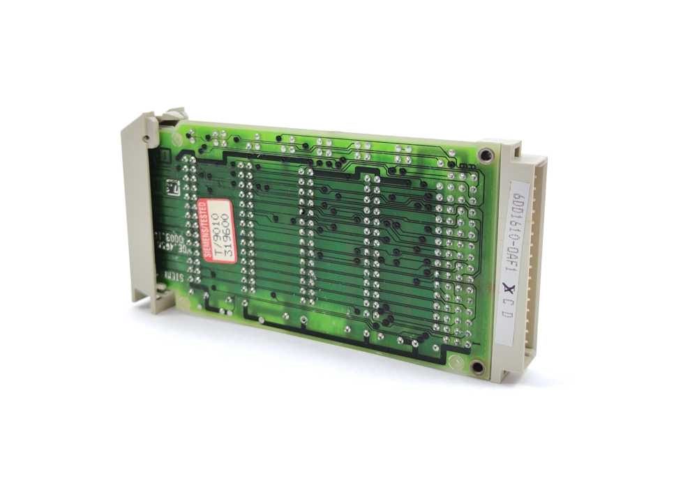 Siemens 6DD1610-0AF1 Memory Module for Simadyn