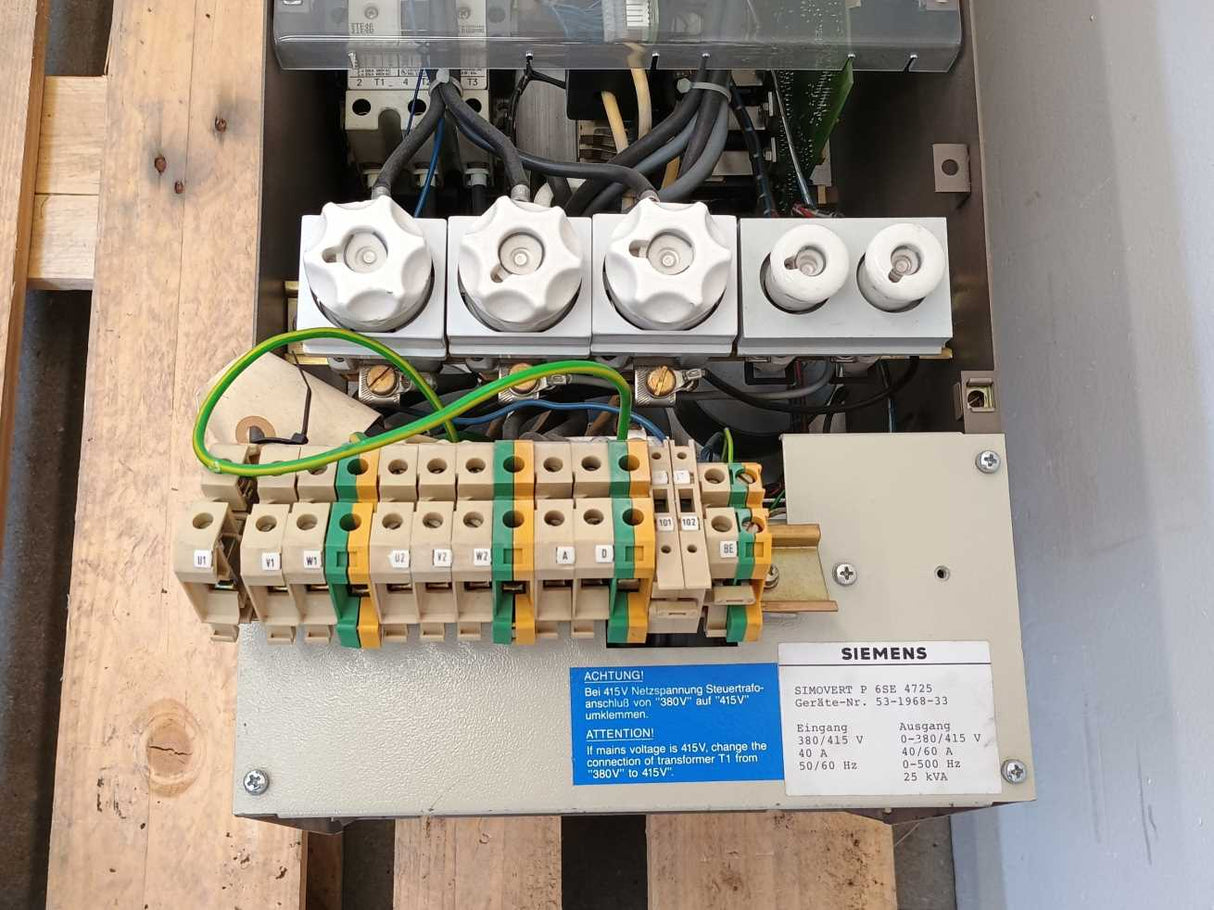 Siemens 6SE4725 Simovert P Drive