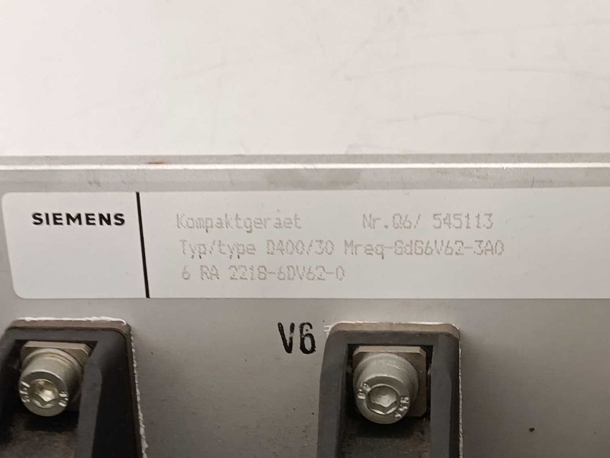 Siemens 6RA2218-6DV62-0 SIMOREG Compact Converter