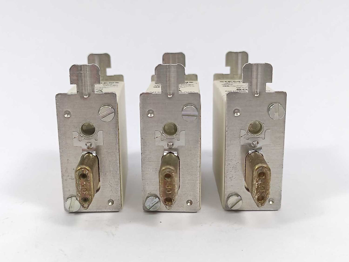 Siemens 3NA3 824 Fuse 80A 500V NH00 gG 120kA 3 Pcs