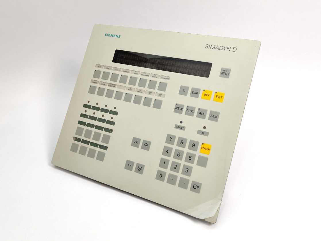 Siemens 6DD1670-0AF0 SIMADYN D Operator Panel - 465 670.9005.00