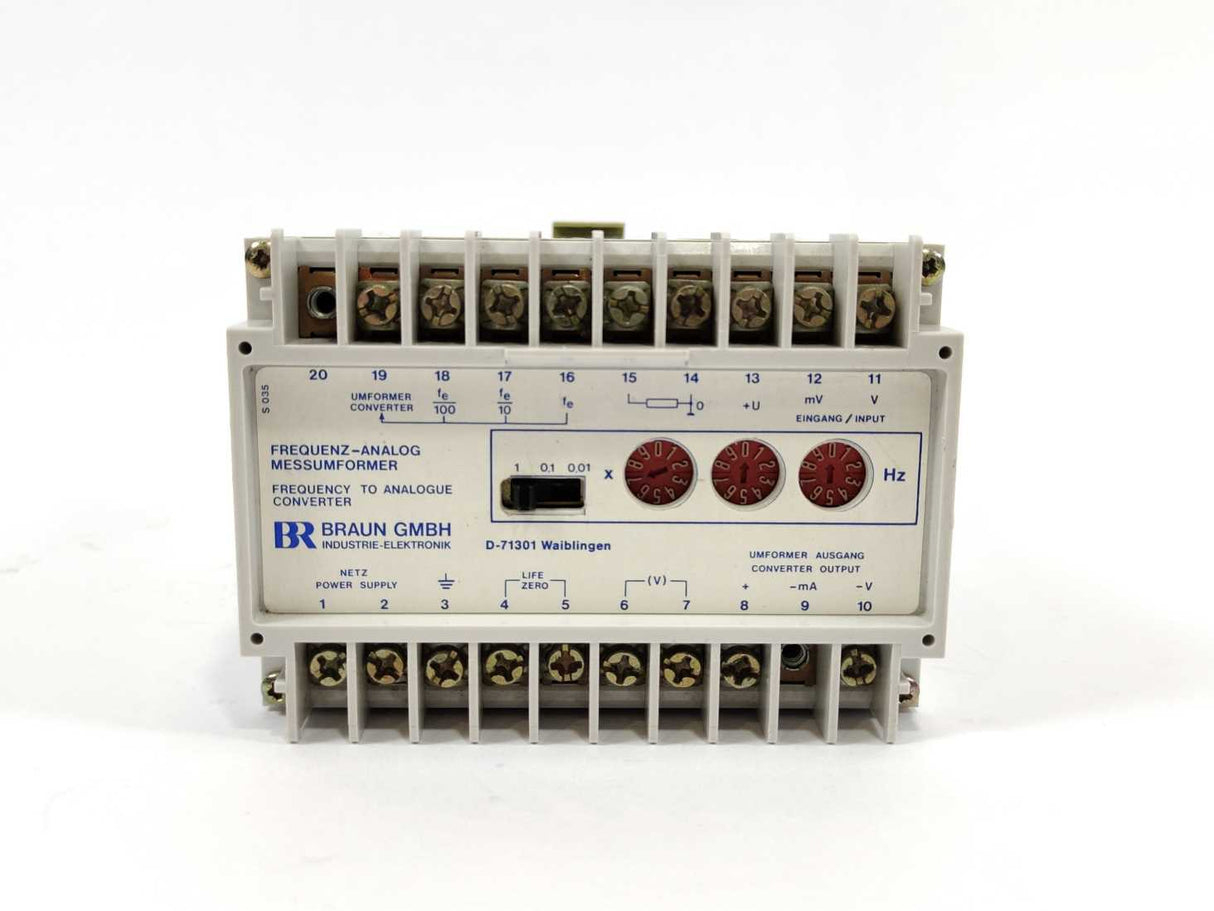 Braun D421.21 W2 Frequency to Analogue Converter