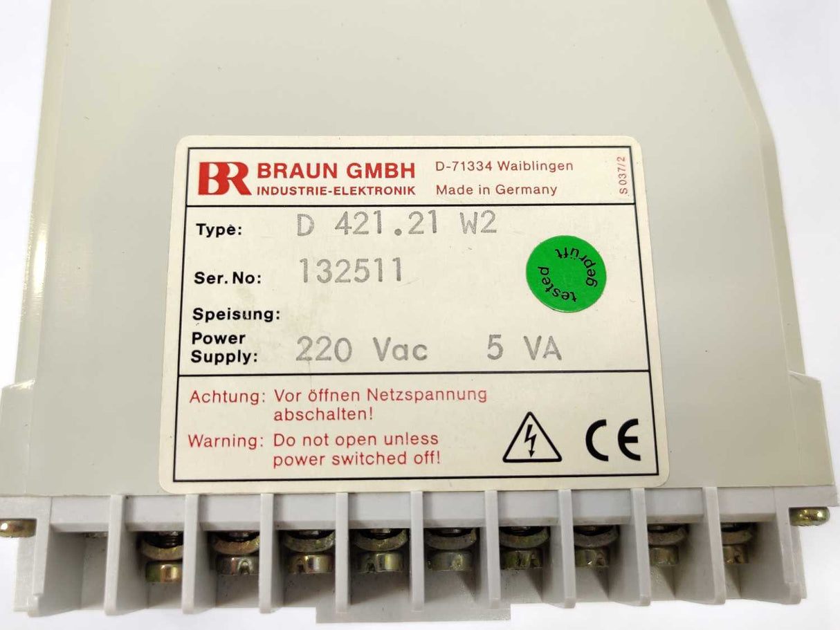 Braun D421.21 W2 Frequency to Analogue Converter