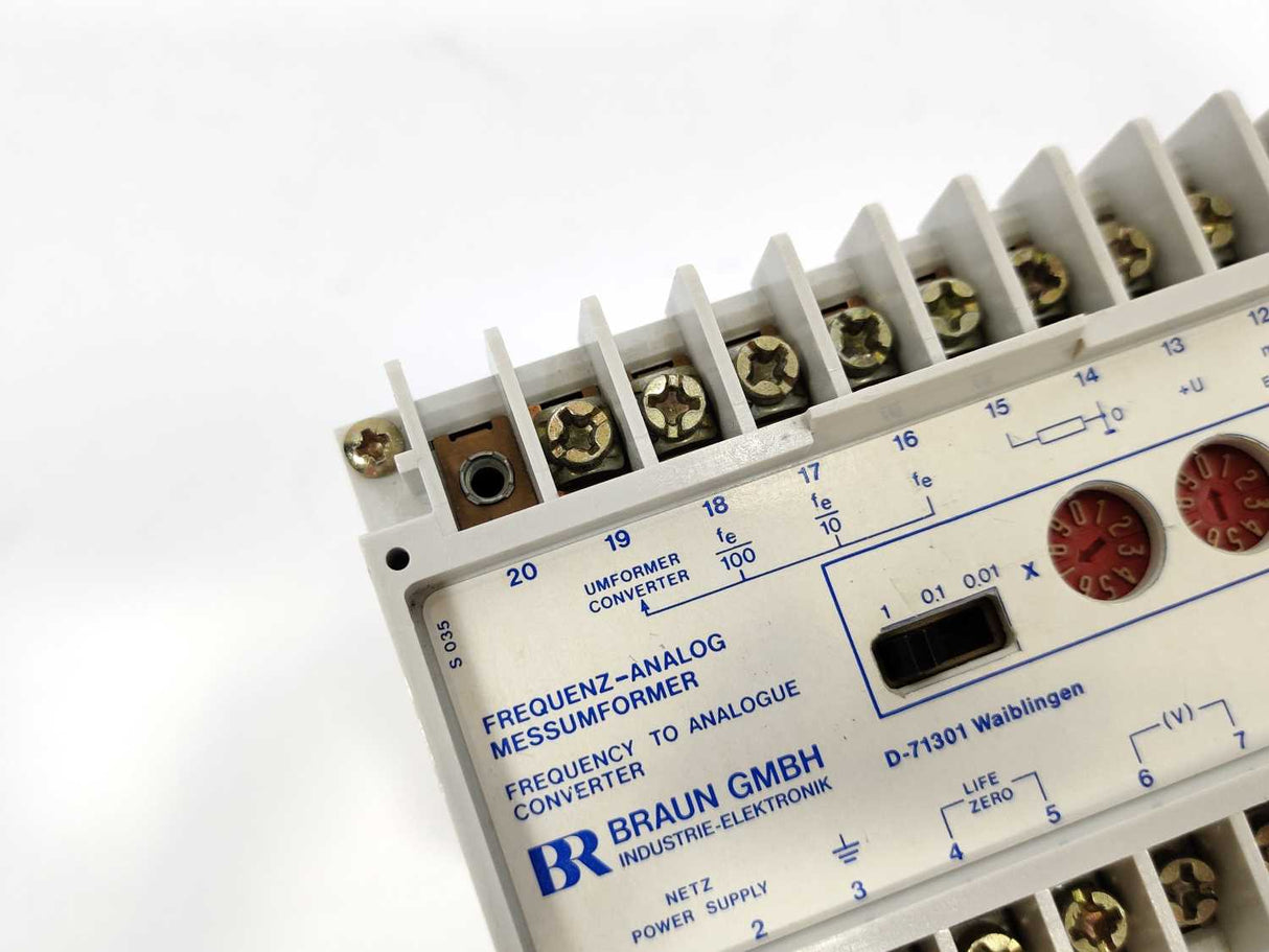 Braun D421.21 W2 Frequency to Analogue Converter
