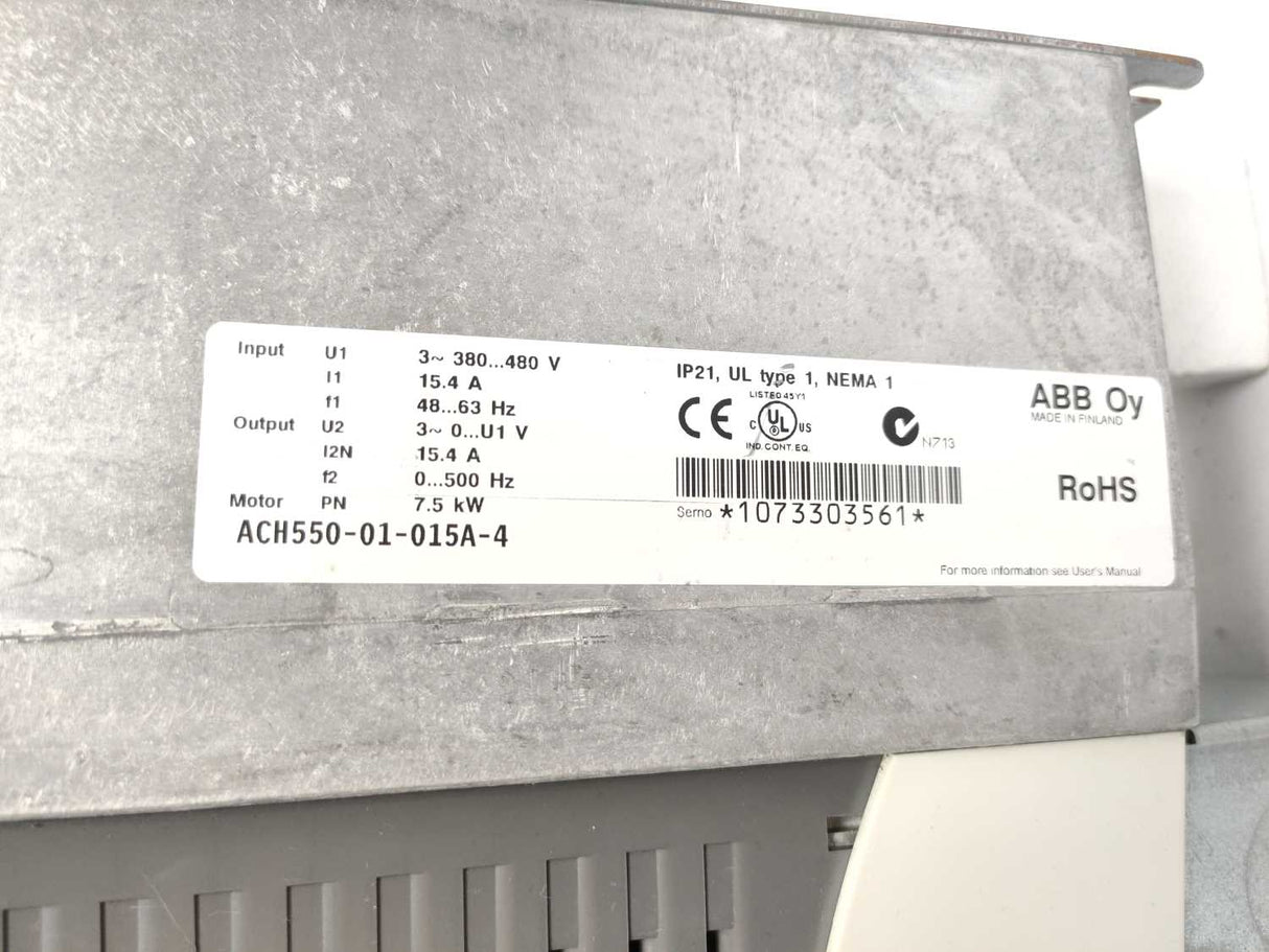 ABB 3AUA0000004422 Frequency converter, ACH550-01-015A-4