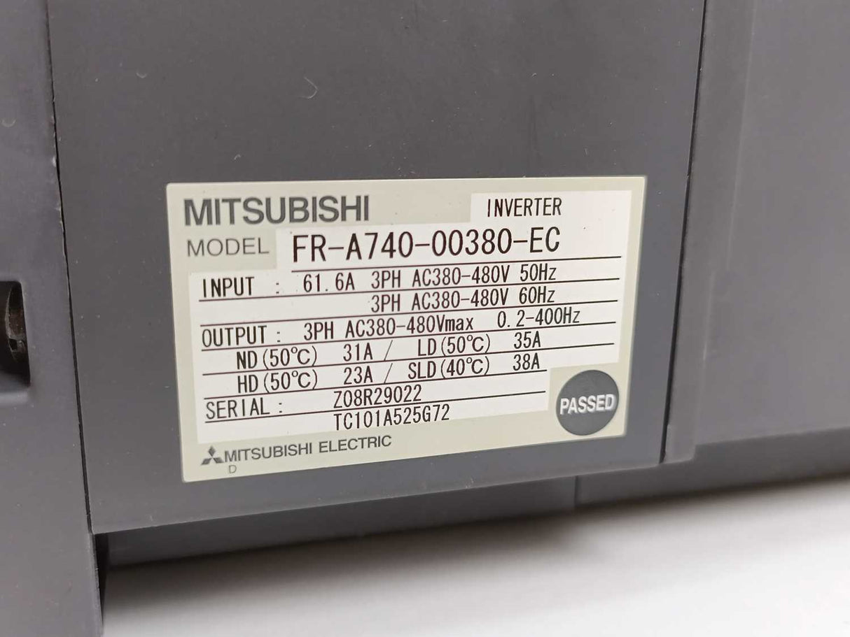 Mitsubishi FR-A740-00380-EC A700 Inverter
