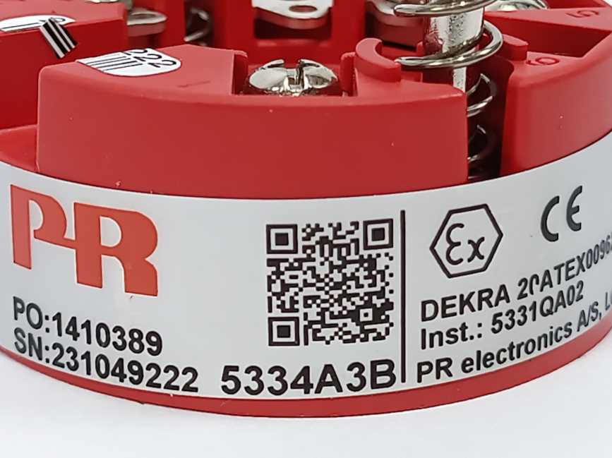 PR Electronics 5334A3B Programmable Transmitter