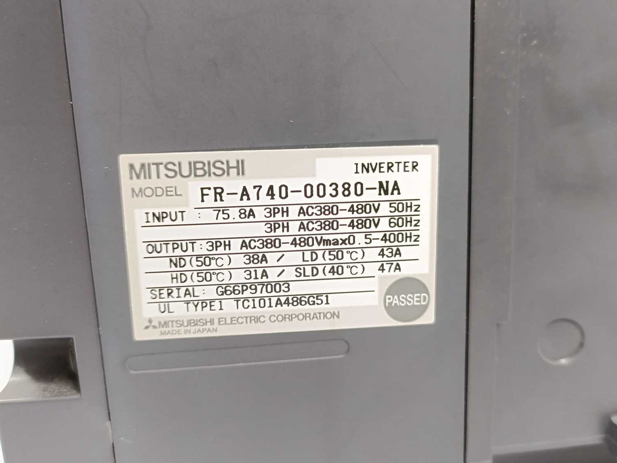Mitsubishi FR-A740-00380-NA A700 Inverter