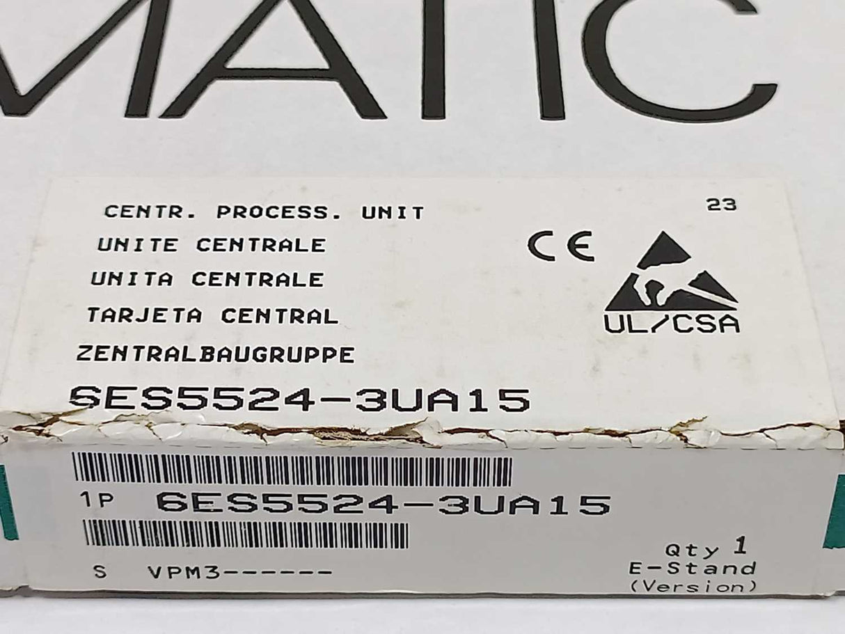 Siemens 6ES5524-3UA15 Simatic Communications processor module