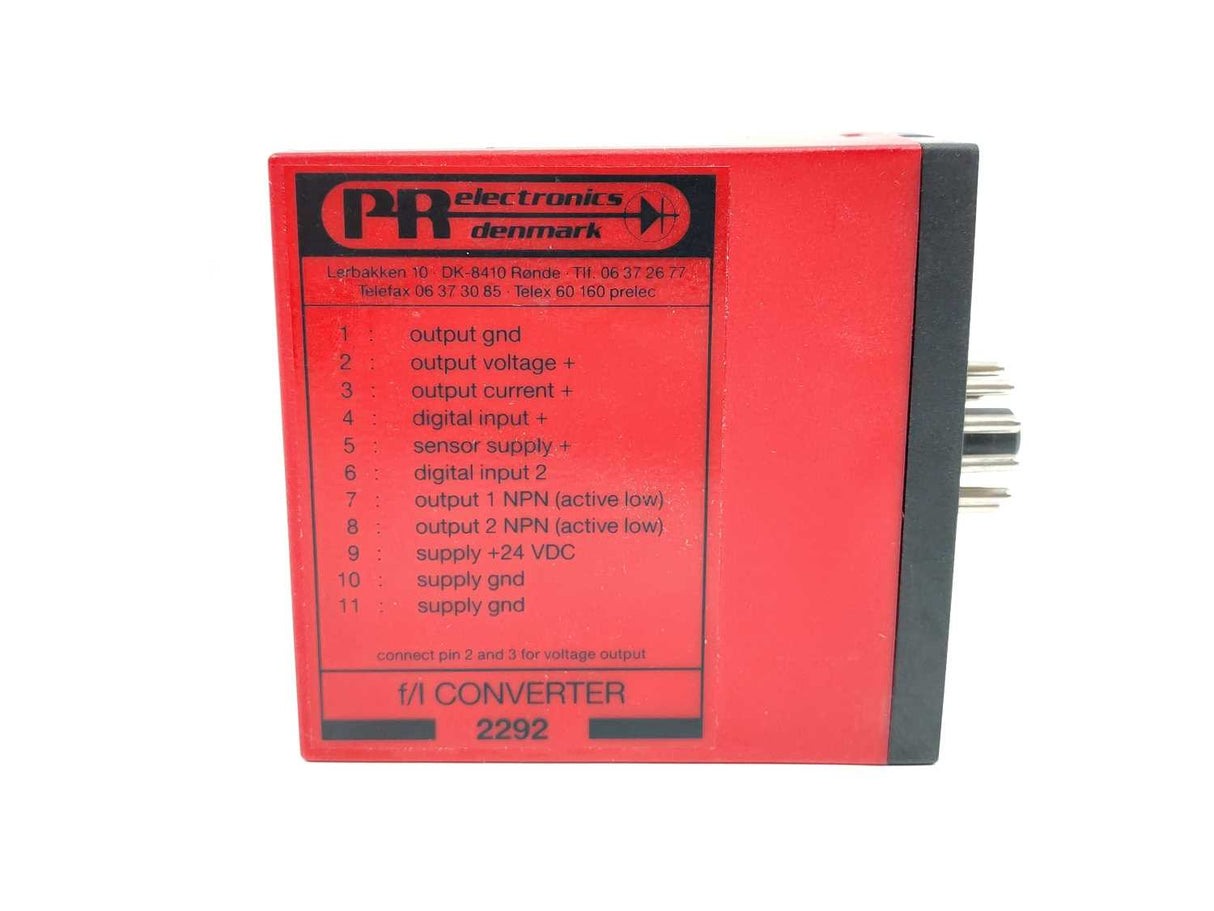 PR Electronics 2292A1A f/I CONVERTER