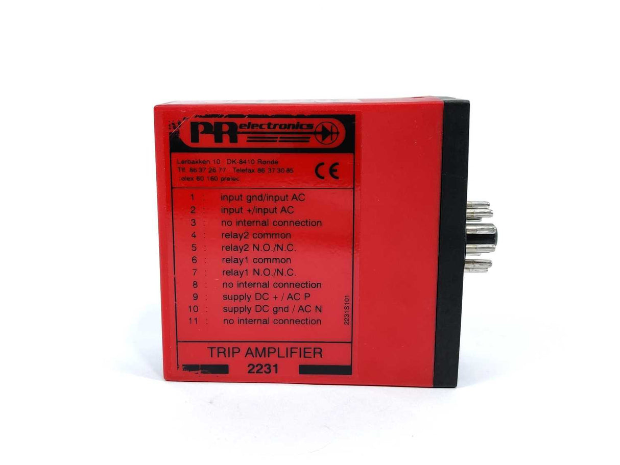 PR Electronics 2231D2 / 2231 D2 Trip amplifier