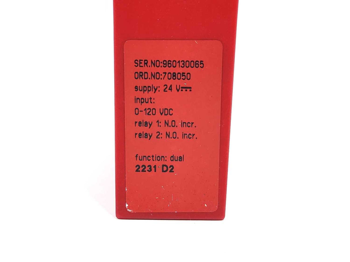 PR Electronics 2231D2 / 2231 D2 Trip amplifier