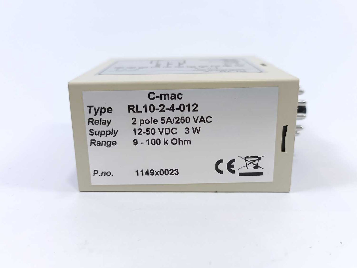 C-mac RL10-2-4-012 LEVEL CONTROL RELAY